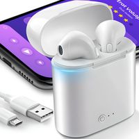 Bezdrôtové Slúchadlá do uší Bluetooth 5.0 TWS Prenosné nabíjacie puzdro stereo slúchadlá s mikrofónom pre Android iPhone Samsung Biele Retoo