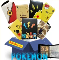 [Keine Stilauswahl]Pokémon Pikachu Ordner - Pokemon Sammelkarte Album Buch 400 karten Weihnachten