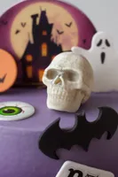 Sweetfanaberia | Čokoládová figúrka SKULL - 5 cm - Halloweenska dekorácia - jedlá dekorácia na tortu