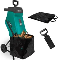 Häcksler 2500W - Für Äste bis 45mm | Inkl. 45L Auffangsack
