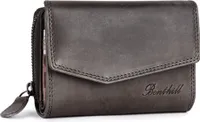 Benthill Damen Geldbörse Echt Leder - Portemonnaie mit RFID Schutz - Portmonee viele Kartenfächer - Echtleder Vintage Damenbörse inkl. Geschenkbox