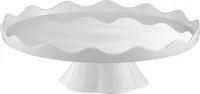 Tortenplatte mit Fuß Servierplatte Kuchenplatte Servierteller 30 cm Crema  AMBITION
