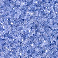 Broušené korálky 3mm Med Sapphire - 60 ks