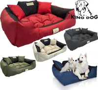 Hundebett Hundekissen Katzenbett KINGDOG Wasserdicht Rot Größe XL 115x95