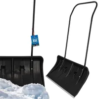 KOTARBAU® Lopata na sneh s kolieskami Lopata na sneh 80 cm Rúra na sneh s hliníkovou profilovou hranou Lopata na sneh s kovovou rukoväťou ECO Black Stroj na odpratávanie snehu