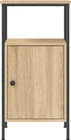vidaXL Nachttische 2 Stk. Sonoma-Eiche 41x31x80 cm Holzwerkstoff