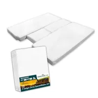 Dexitex - Matratzenschoner aus Flanell Wohnmobil 4 Teilig - komplete Set Weiß für Wohnmobil - Spannbettlaken Wohnmobil 4 Teilig - für Matratze Wohnmob