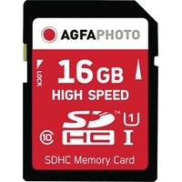 AgfaPhoto 16GB SDHC, 16384 MB, Secure Digital Hochkapazität (SDHC), 100000 Zyklen pro logischen Sektor, 24 mm, 32 mm, 2.1 mm