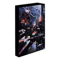Star Wars - Leuchtende Leinwand "Death Star Assault" PM6819 (40 cm x 30 cm) (Bunt)