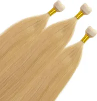 hair2heart Premium Mini Tape Extensions ľudské vlasy - 12 pások 40cm 9/0 svetlá blond