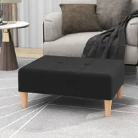 vidaXL Podnožka čierna 78x56x32 cm Látka