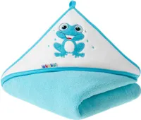 AKUKU A1256 Bademantel 100x100 100% Baumwolle Frosch
