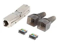 LANBERG 2x RJ-45 FTP kat. 6A wtyk 8P8C
