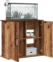 vidaXL Stojak pod akwarium o wyglądzie starego drewna 81x36x73 cm materiał drewnopochodny