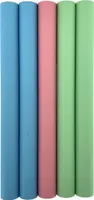 Geschenkpapier – 5 Rollen – Blau, Grün, Rosa – 4 Meter x 35 cm