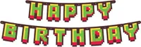 Girlanda - Happy Birthday - narozeniny - Minecraft - 160cm