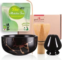 Matcha Set "Black Marble" s 30 g prémiovej organickej matchy