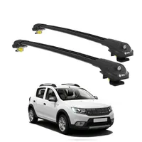 TURTLE STREŠNÝ NOSIČ AIR-1 DACIA SANDERO STEPWAY (B8) 2013 - 2020 , Čierna