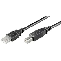 Goobay 93597 Kabel USB 2.0 Hi-Speed, czarny, 3 m - wtyczka USB 2.0 (typ A) &gt; wtyczka USB 2.0 (typ B)
