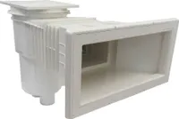 Astralpool 11304 Skimmer Standard Langmundstück Quadratische Abdeckung 17l Durchsichtig  Durchsichtig One Size