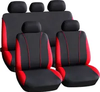 9 STÜCKE Universal Auto Sitzbezüge Schutzkissen Farbe Schmetterling Vorne  Hinten Lkw SUV Van - Red in 2023