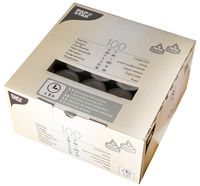 Teelichter von Gies 8 Stunden Brenndauer weiß Ø 39 x 22 mm  250 Stück pro Karton 