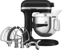KitchenAid 5KSM70SHXEBM, Standmixer, Schwarz, Schlagen, Kneten, Mixen, 1,09 m, 6,6 l, Leiter