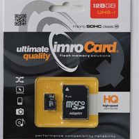 Imro Karta Pamięci 128Gb Microsdhc Kl. 10 Uhs-I + Adapter