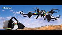 Polaroid Pack Drohne HD Falcon VR Kopföhrer - 360° Rotationen 100 Meter Funkfrequenz: 2,4 GHz Reichweite: 200 Meter Geschwindigkeit: 16 km/h Flug-Zeit: bis zu 10 min