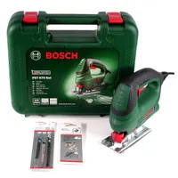Bosch PST 670 (CT) Heimwerker Stichsäge 500W + 3x Stichsägeblätter + Koffer