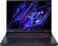 Acer Predator Helios Neo 18 PHN18-71-793L Intel® Core™ i7 i7-14650HX Notebook 45,7 cm (18") WUXGA 16 GB DDR5-SDRAM 1 TB SSD NVIDIA GeForce RTX 4060 Wi-Fi 6 (802.11ax) Windows 11 Home Schwarz (NH.QNREG.007)