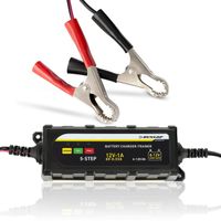 Dunlop Kfz Batterieladegerät für 6 und 12 Volt Säure & Gel Auto Batterien