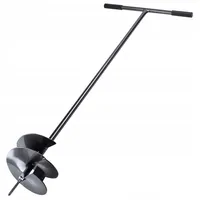 KADAX Handerdbohrer aus Metall "Flako", Spiralbohrer, Erdbohrgerät, 200 mm