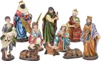 Ambiance 10-tlg. Krippenfiguren-Set Weihnachten