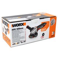 Akumulátorová úhlová bruska Worx 20V Max 125mm WX803.9 bez baterie