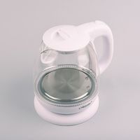 Beleuchteter Glaskessel 1L Maestro 1100W Glas-Wasserkocher mit Innenbeleuchtung Überhitzungsschutz 1100 W Weiß