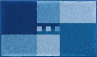 MERKUR - Koupelnová předložka 65x115 cm, modrá