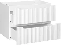 Waschtischunterschrank 80 cm weiß NEWPORT-56-WHITE