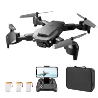 Zdalnie sterowany dron z kamerą 6K Unikanie przeszkód Przepływ optyczny Unoszenie się FPV Zdalnie sterowany quadcopter dla dzieci i dorosłych z torbą do przechowywania 3 akumulatory