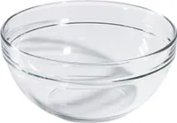 Contacto Glasschale aus gehärtetem Glas, Durchmesser innen 11 cm