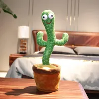 Tanzender Kaktus mit Musik und Mehrfarben-LEDs Pinxi InnovaGoods –  Wohlfühlshop