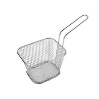 Quadratischer Mini Frittierkorb Pommes Frites Korb (8 Stück)