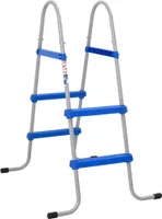 Pool-Leiter für Aufstellpools 84 cm Stahl und Kunststoff
