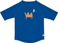 Lässig Splash & Fun Schwimmshirt Badeshirt Rashguard Kurzarm Camel blue, 07-12 Monate Größe 74/80