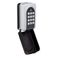 ONVAYA® Elektronischer Schlüsselkasten | Schlüsseltresor mit individuell einstellbarem Zahlencode | Mastercode | Wetterfestes Metallgehäuse für innen & außen | Beleuchteter Schlüsselsafe