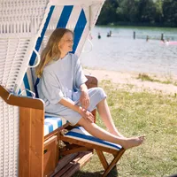 HOMELEVEL Kinder Badeponcho aus 100% Baumwolle - Poncho Handtuch für Strand Schwimmbad - Surfponcho mit Kapuze - Bademantel für Jungen und Mädchen