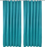 2er Set Kräuselband Amelie Nora blackout 140x245cm