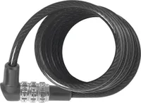 ABUS Spiralkabelschloss 3506C - 6 mm starkes, flexibles Zahlenschloss - ABUS-Sicherheitslevel 1 - 120 cm - Schwarz