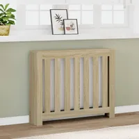vidaXL Obloženie radiátora Sonoma dub 104x20x82 cm materiál na báze dreva