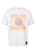 Recovered - T-Shirt - NFL Kansas City Chiefs 'Champions' - Ecru Relaxed M
